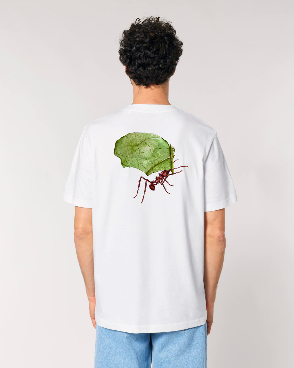 T-shirt aquarelle naturaliste - Fourmi coupe-feuille