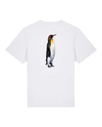 T-shirt aquarelle naturaliste - Manchot royal