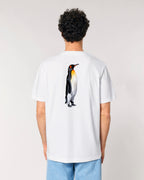 T-shirt aquarelle naturaliste - Manchot royal