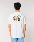 T-shirt aquarelle naturaliste - Mouton
