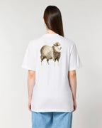 T-shirt aquarelle naturaliste - Mouton