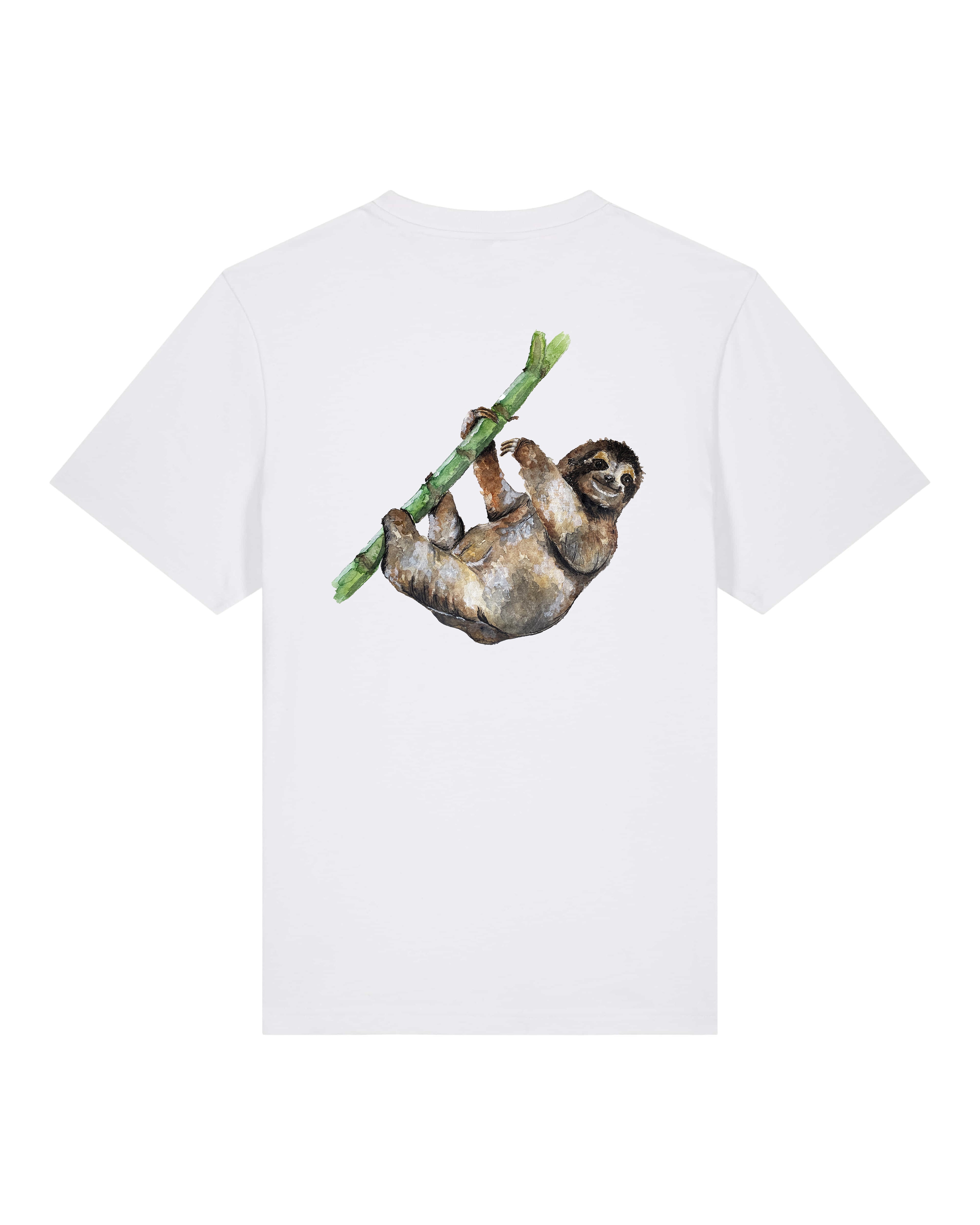T-shirt aquarelle naturaliste - Paresseux