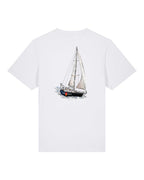 T-shirt aquarelle naturaliste - Voilier d'expédition