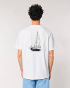 T-shirt aquarelle naturaliste - Voilier d'expédition